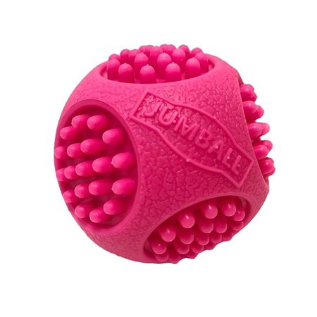 Игрушка для животных Keyprods Мяч с шипами розовый