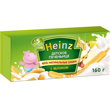 Печенье Heinz яблоко 160г с 5месяцев