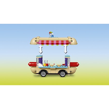 Конструктор LEGO Friends Парк развлечений: фургон с хот-догами (41129) - фото 6