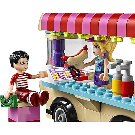 Конструктор LEGO Friends Парк развлечений: фургон с хот-догами (41129) - фото 10