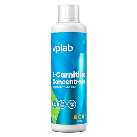 Л-карнитин VPLAB Concentrat тропические фрукты 500мл - фото 1