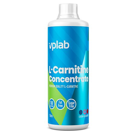 Л-карнитин VPLAB Concentrat вишня-черника 1000мл