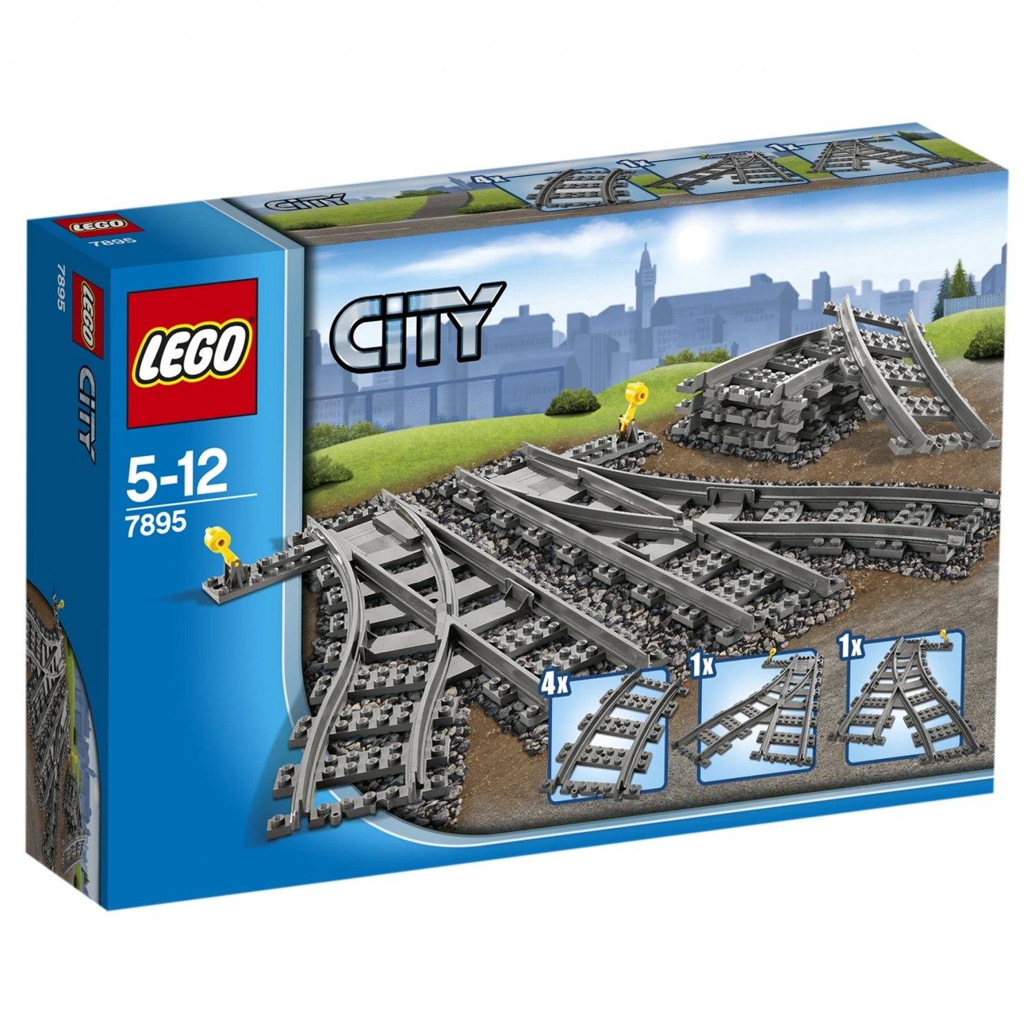 Конструктор LEGO City Trains Железнодорожные стрелки (7895) - фото 2
