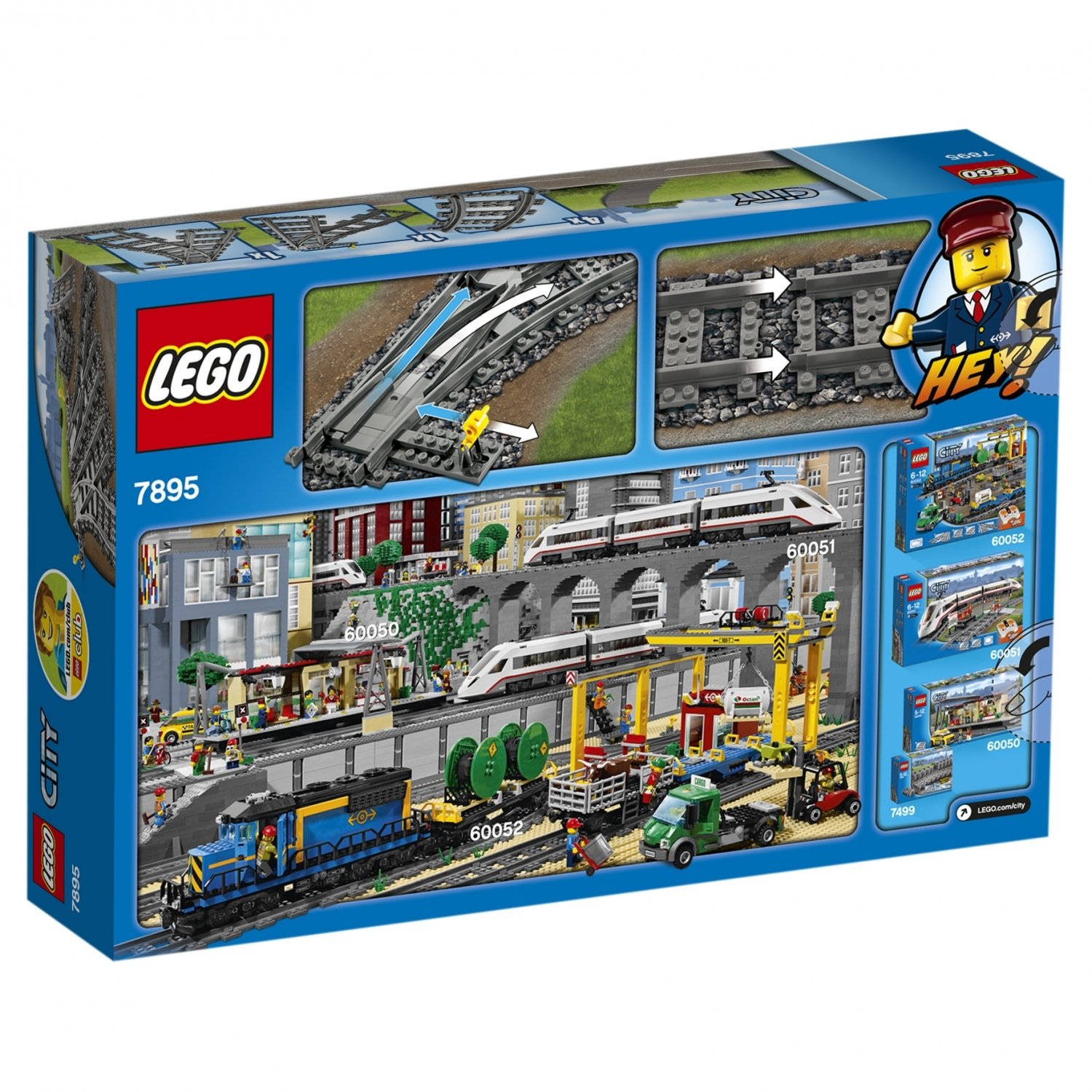 Конструктор LEGO City Trains Железнодорожные стрелки (7895) - фото 3