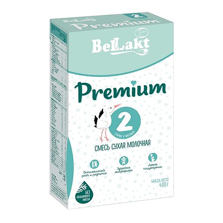 Смесь молочная Беллакт Premium 2 400г с 6месяцев - фото 1