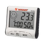 Цифровая метеостанция REXANT комнатная с часами и будильником для измерения температур ы и влажности