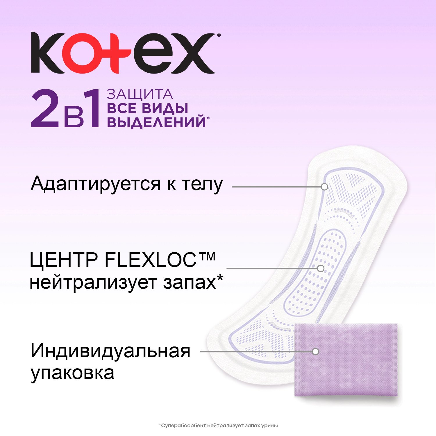 Прокладки гигиенические KOTEX ежедневные длинные 16шт - фото 8