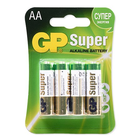 Батарейки GP 4шт GP 15A(LR6)-BL(C)4 - фото 1