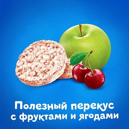 Мини-хлебцы Агуша Полезный перекус мультизлаковые яблоко-вишня 30г с 12месяцев - фото 5