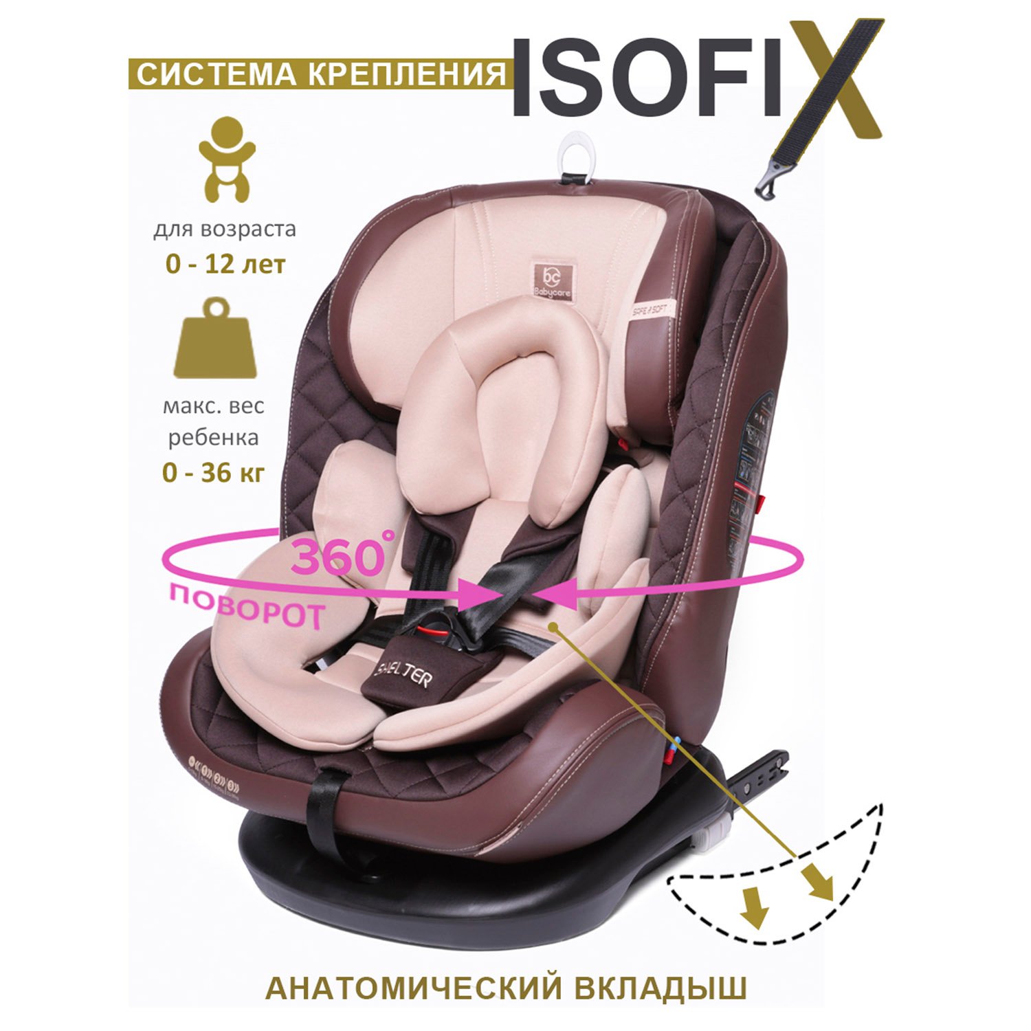 Baby care upiter автокресло