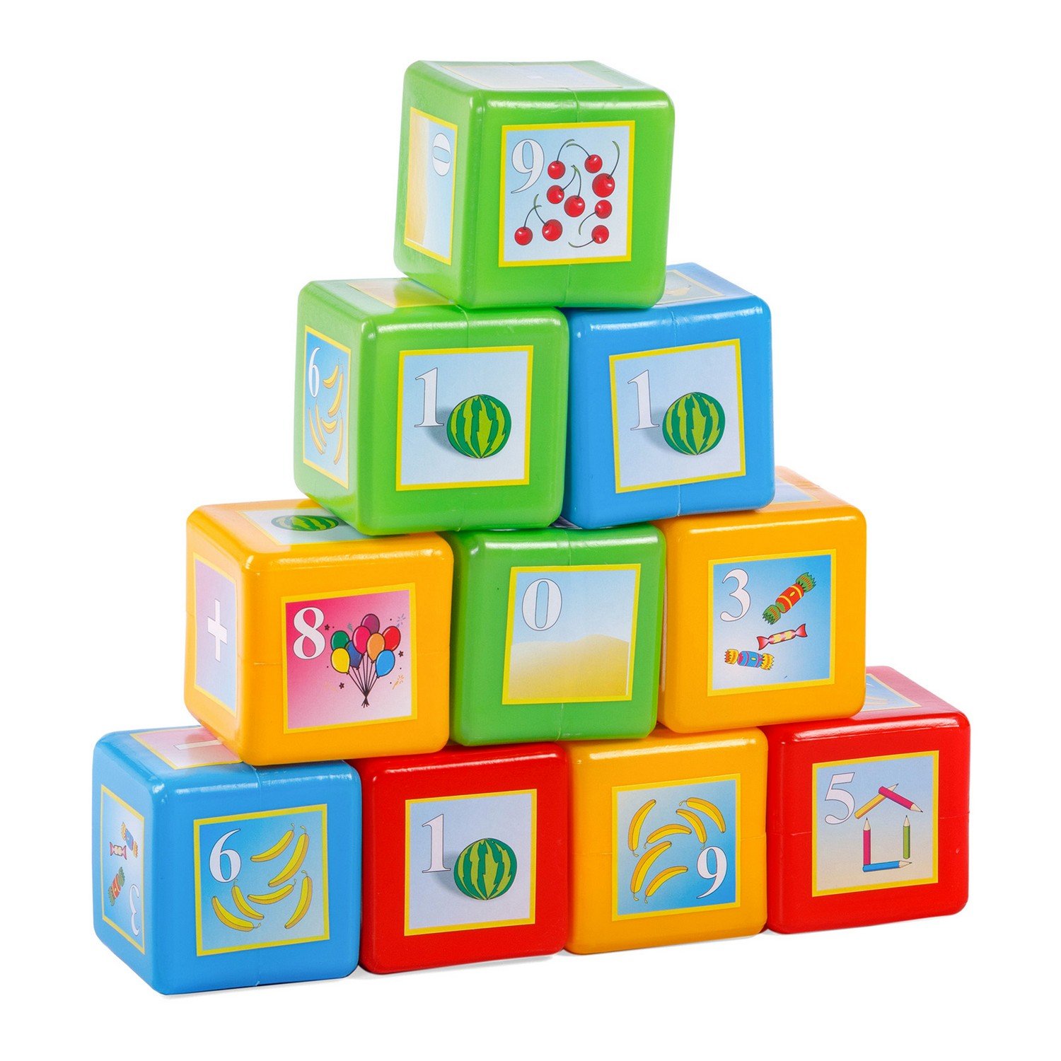 Пластиковые кубики для детей