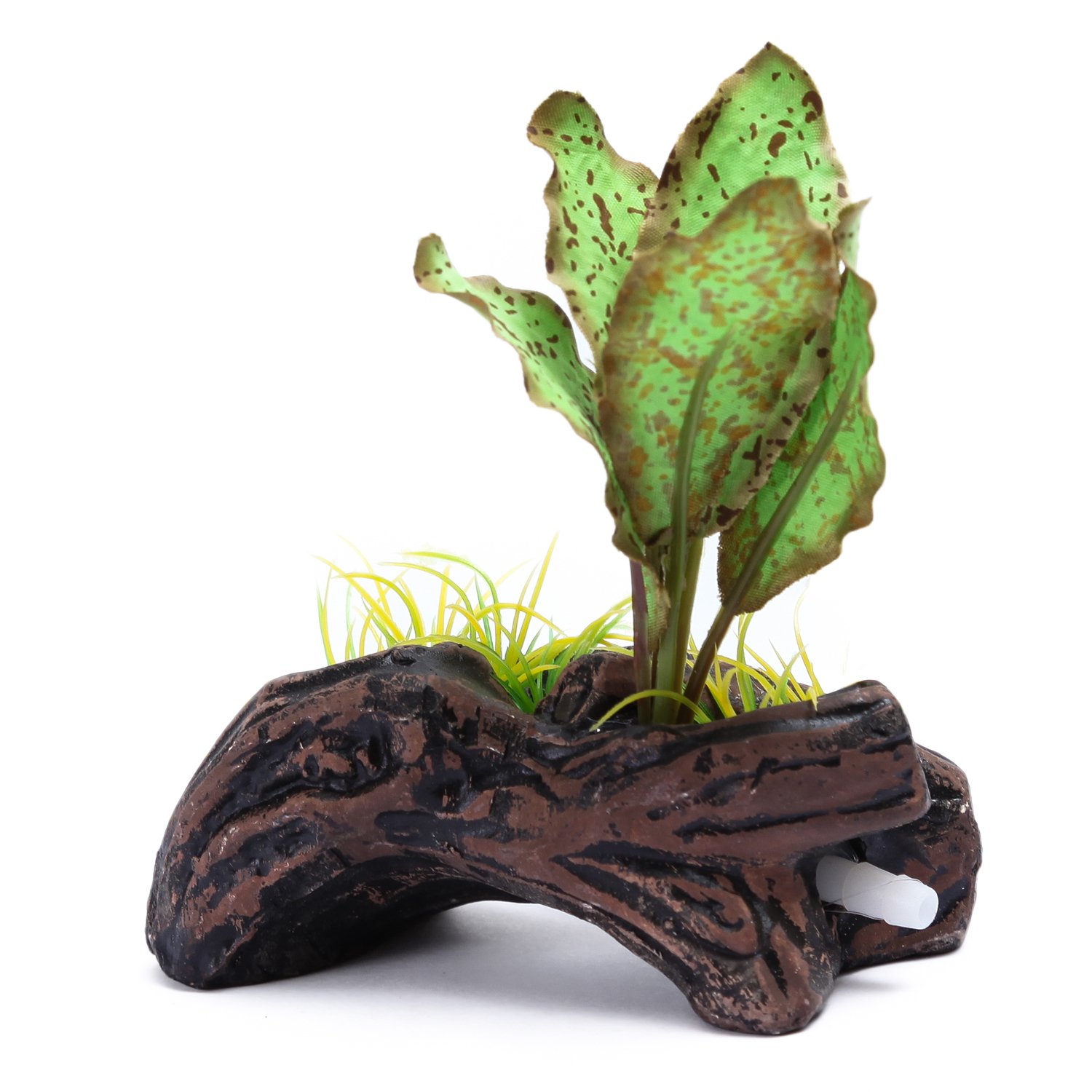 Распылитель PennPlax Растение на бревне Зеленый декоративный PS114 - фото 3