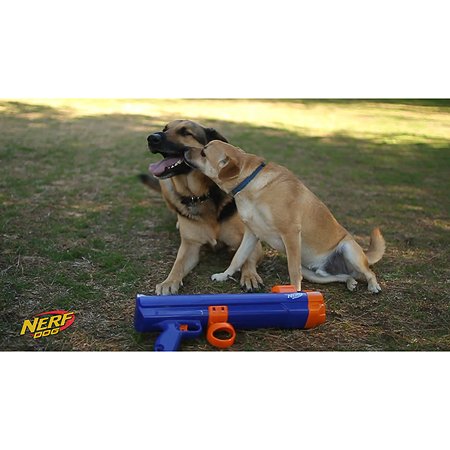 Игрушка для собак Nerf Dog Бластер большой Сине-оранжевый - фото 8