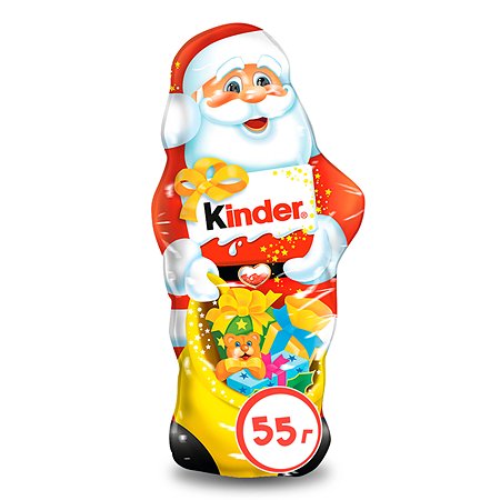 Шоколад Kinder Дед Мороз фигурный 55г