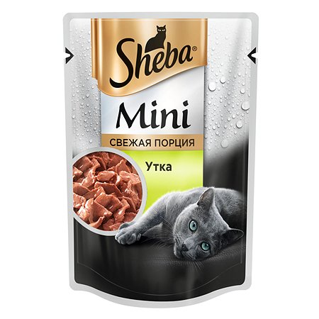 Корм влажный для кошек Sheba Mini 50г с уткой пауч