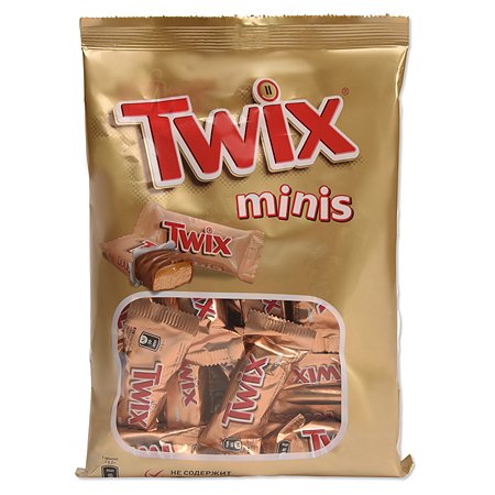 Батончик шоколадный TWIX Минис 184г
