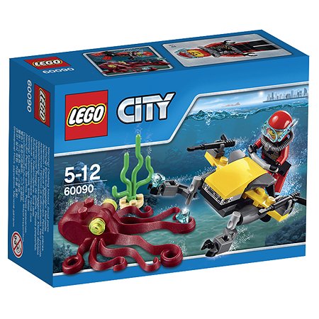 Конструктор LEGO City Deep Sea Explorers Глубоководный скутер (60090) - фото 2