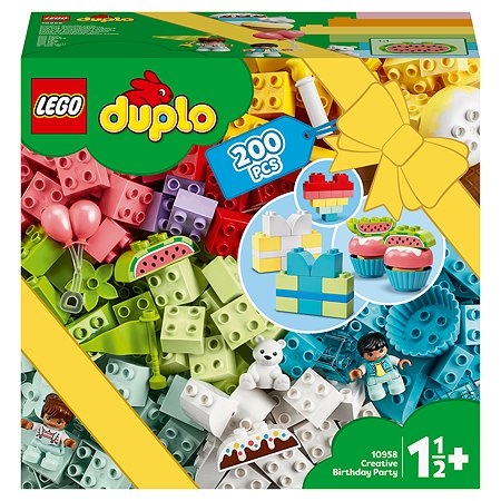 Конструктор LEGO DUPLO Classic Веселый день рождения 10958 - фото 2