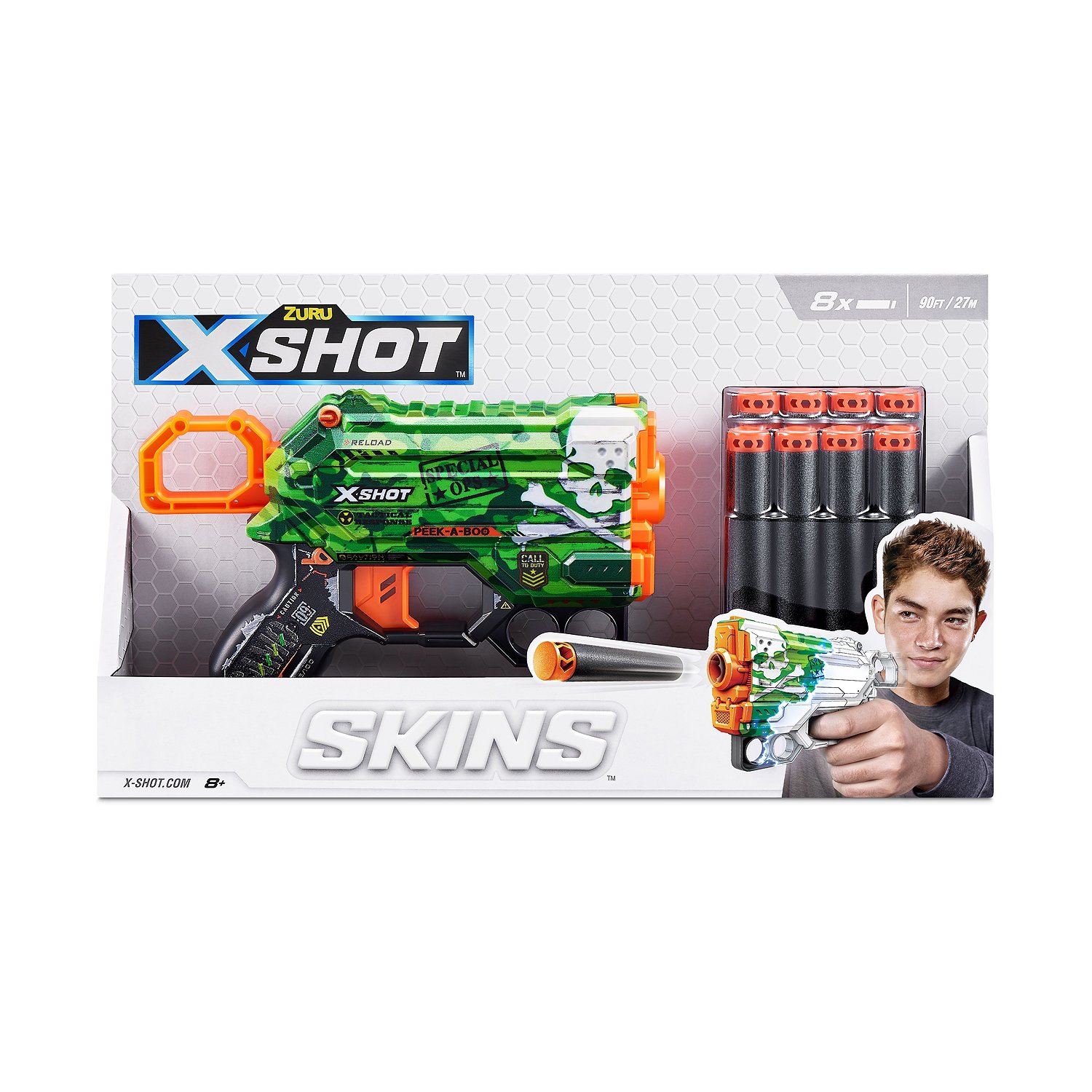 Набор для стрельбы X-SHOT  Скинс менейс в ассортименте 36515 - фото 48