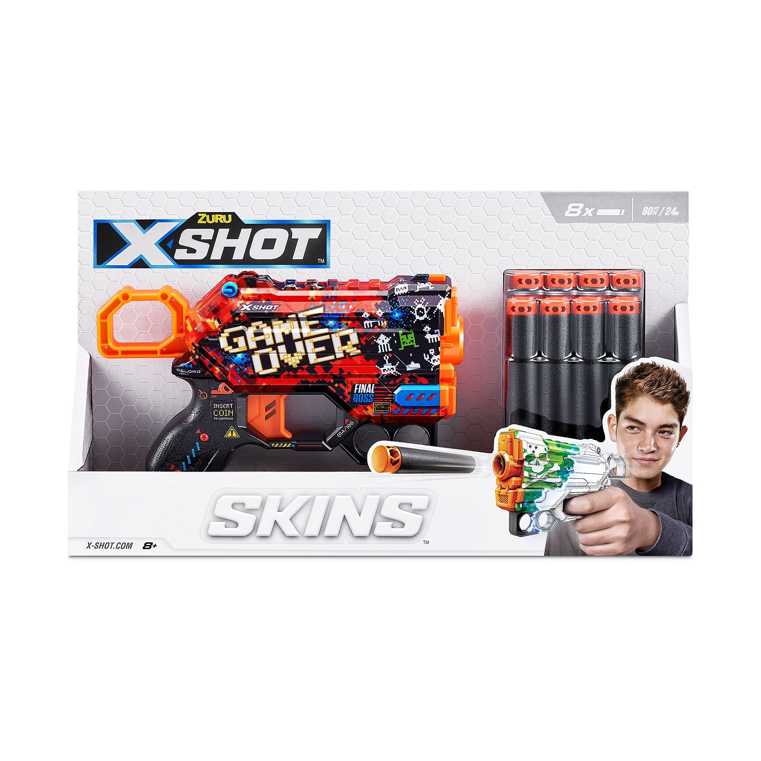 Набор для стрельбы X-SHOT  Скинс менейс в ассортименте 36515 - фото 49
