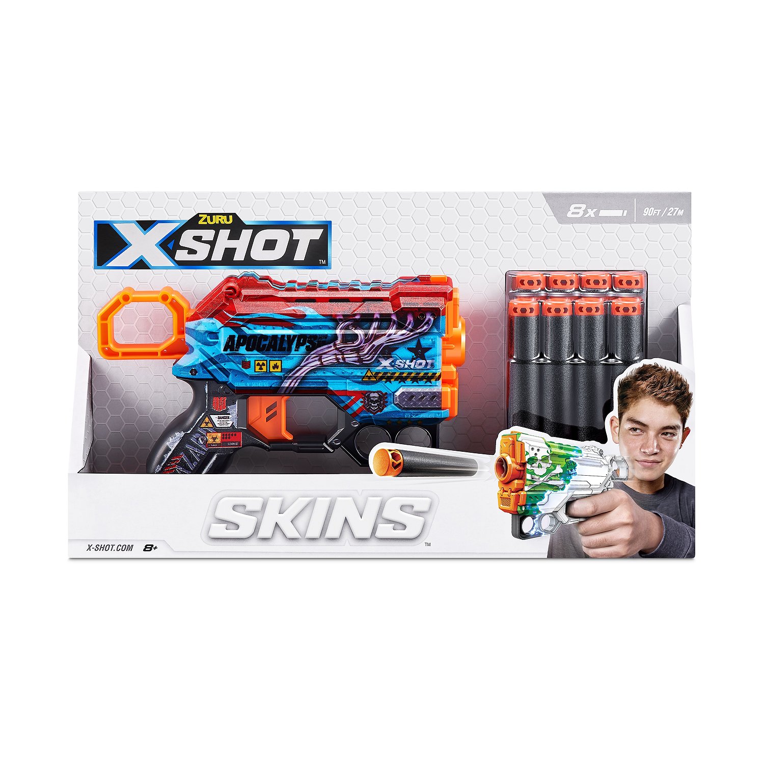 Набор для стрельбы X-SHOT  Скинс менейс в ассортименте 36515 - фото 52