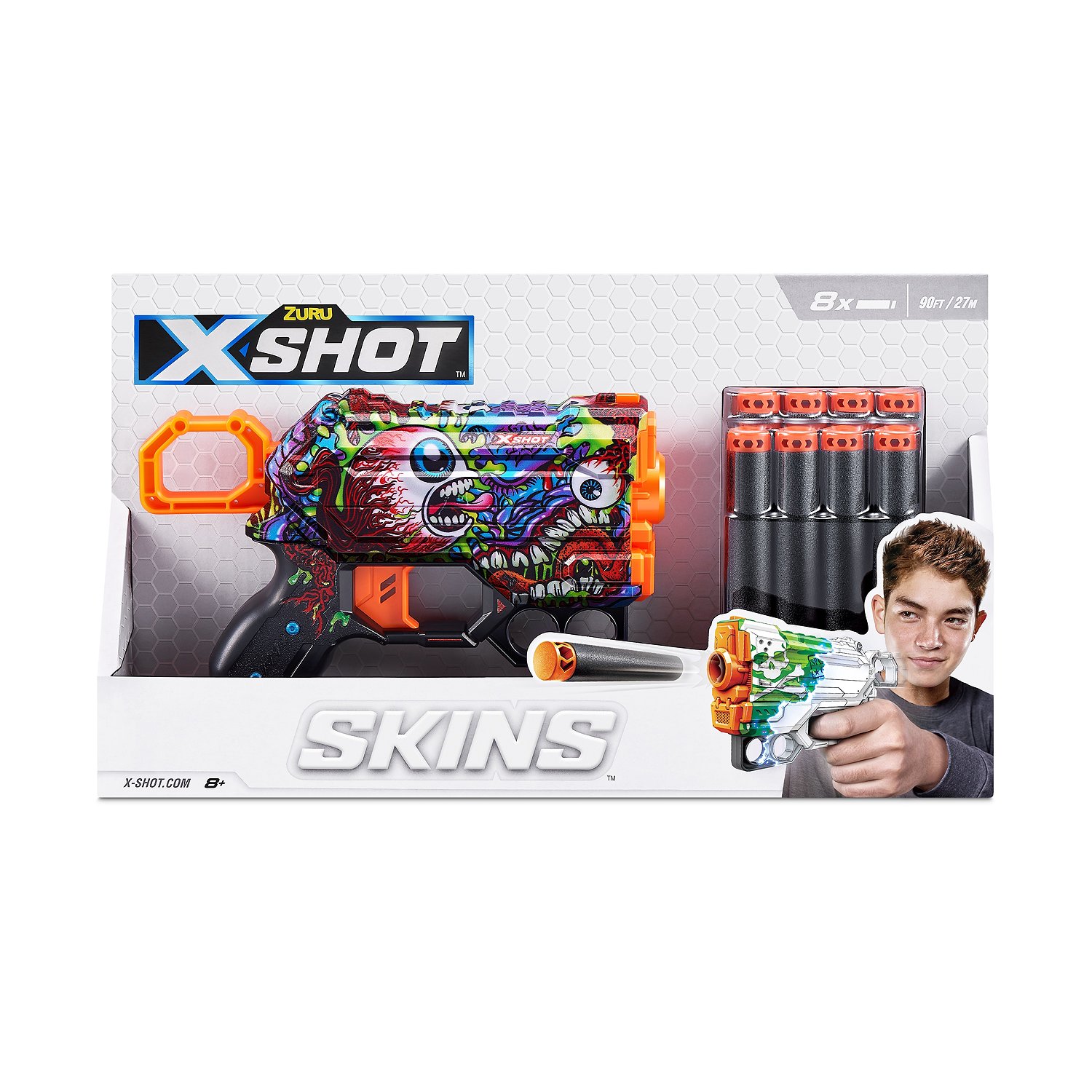 Набор для стрельбы X-SHOT  Скинс менейс в ассортименте 36515 - фото 53