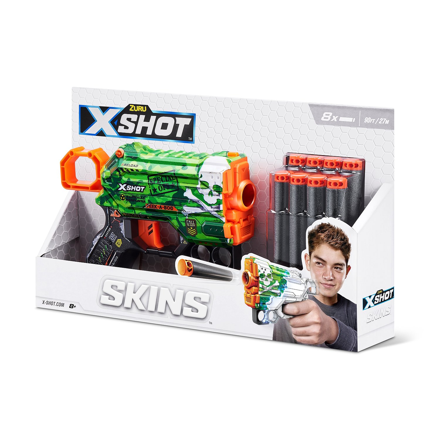 Набор для стрельбы X-SHOT  Скинс менейс в ассортименте 36515 - фото 54