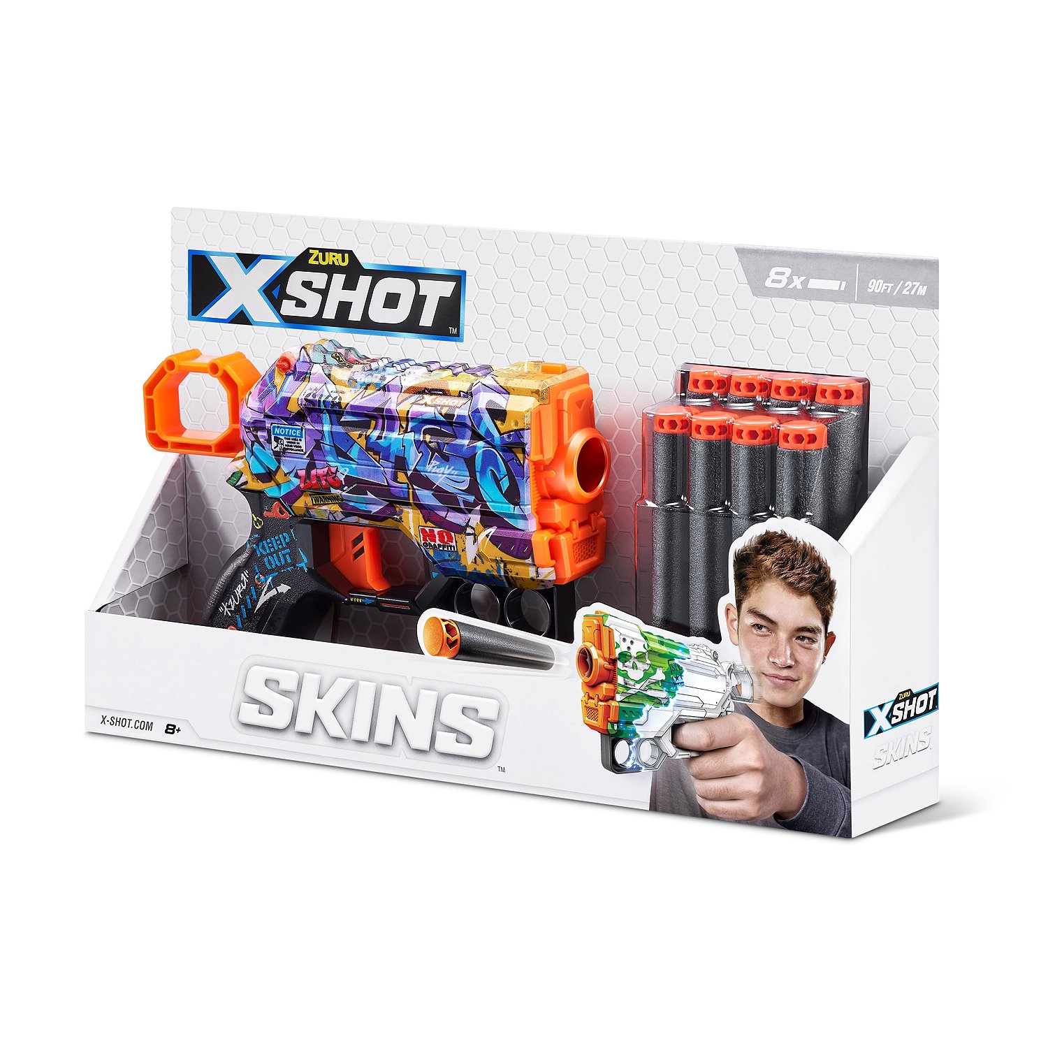 Набор для стрельбы X-SHOT  Скинс менейс в ассортименте 36515 - фото 56