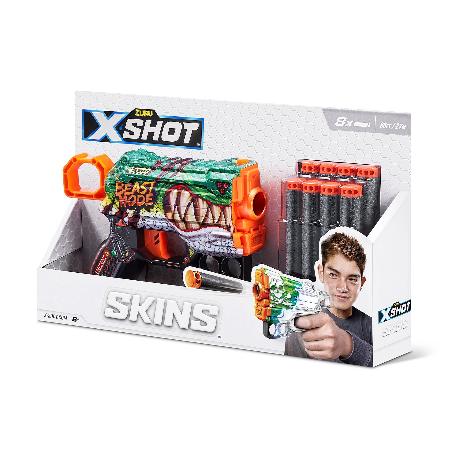 Набор для стрельбы X-SHOT  Скинс менейс в ассортименте 36515 - фото 57