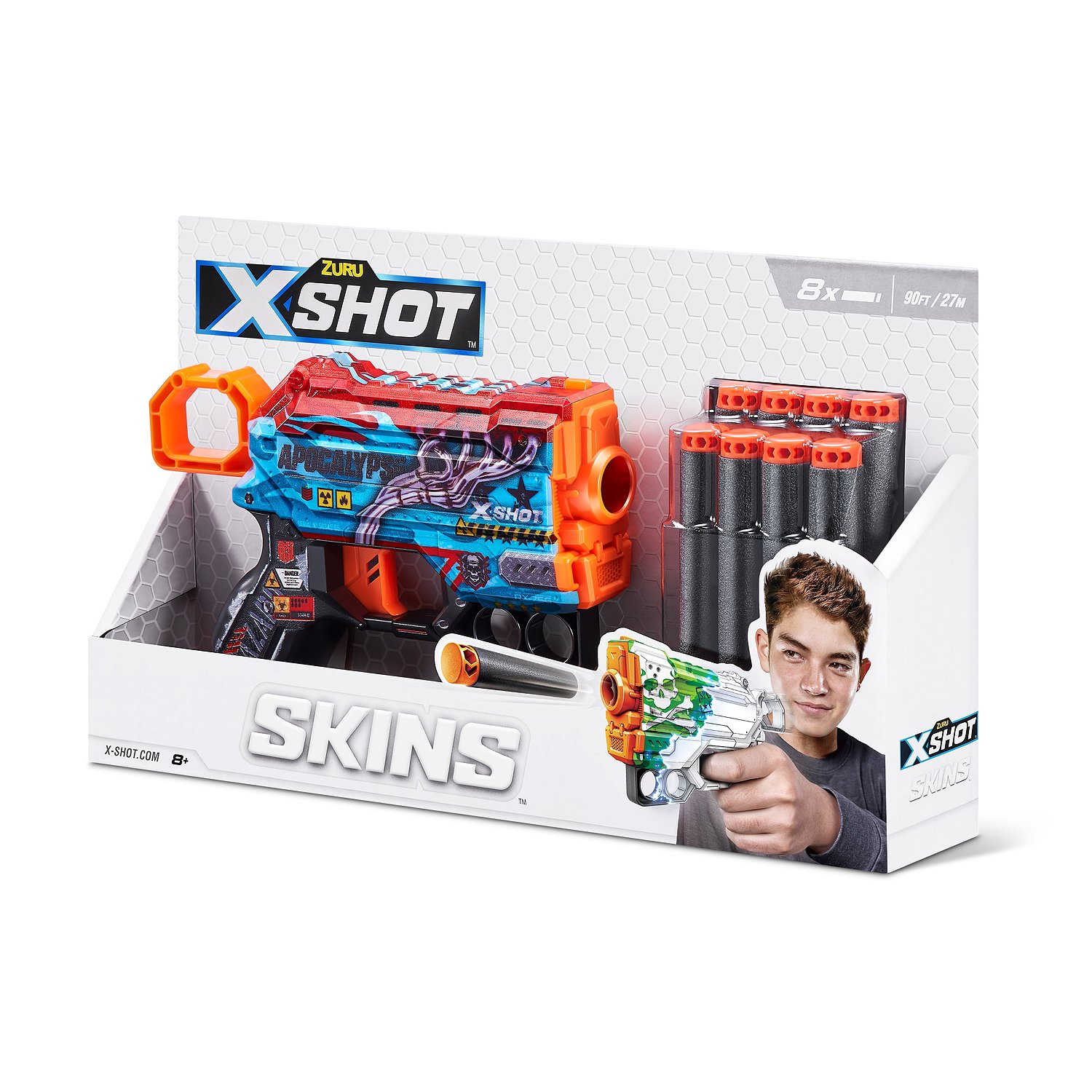 Набор для стрельбы X-SHOT  Скинс менейс в ассортименте 36515 - фото 58