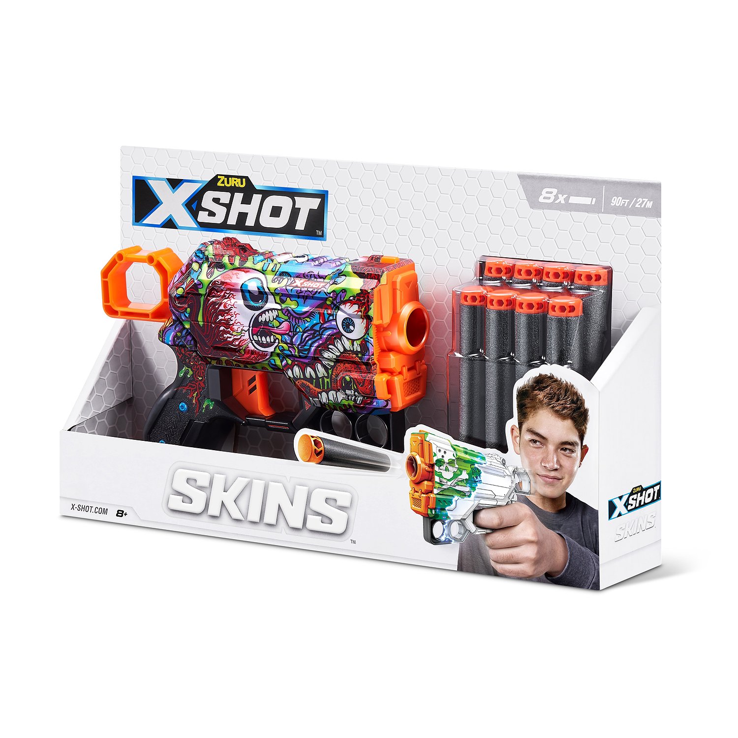 Набор для стрельбы X-SHOT  Скинс менейс в ассортименте 36515 - фото 59