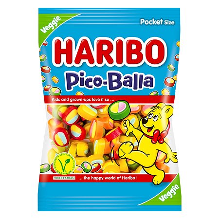 Конфеты жевательные HARIBO Пико Балла 100г