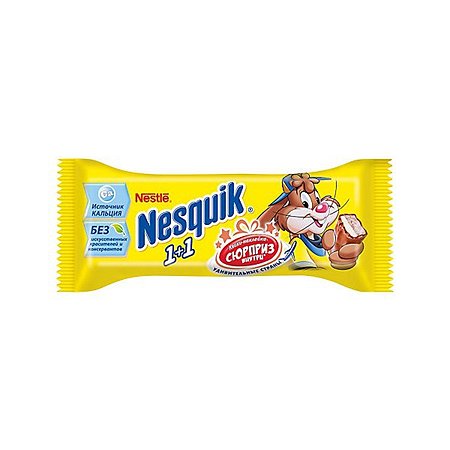 Батончик Nesquik 1+1 шоколад 28г