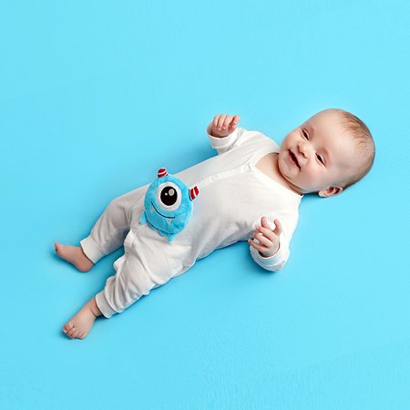 Игрушка-грелка Мякиши детская с вишнёвыми косточками Монстрик Упс для новорожденных - фото 6