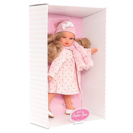 Кукла девочка Antonio Juan Ракель в розовом 33см виниловая - фото 12
