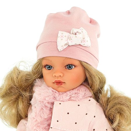 Кукла девочка Antonio Juan Ракель в розовом 33см виниловая - фото 3