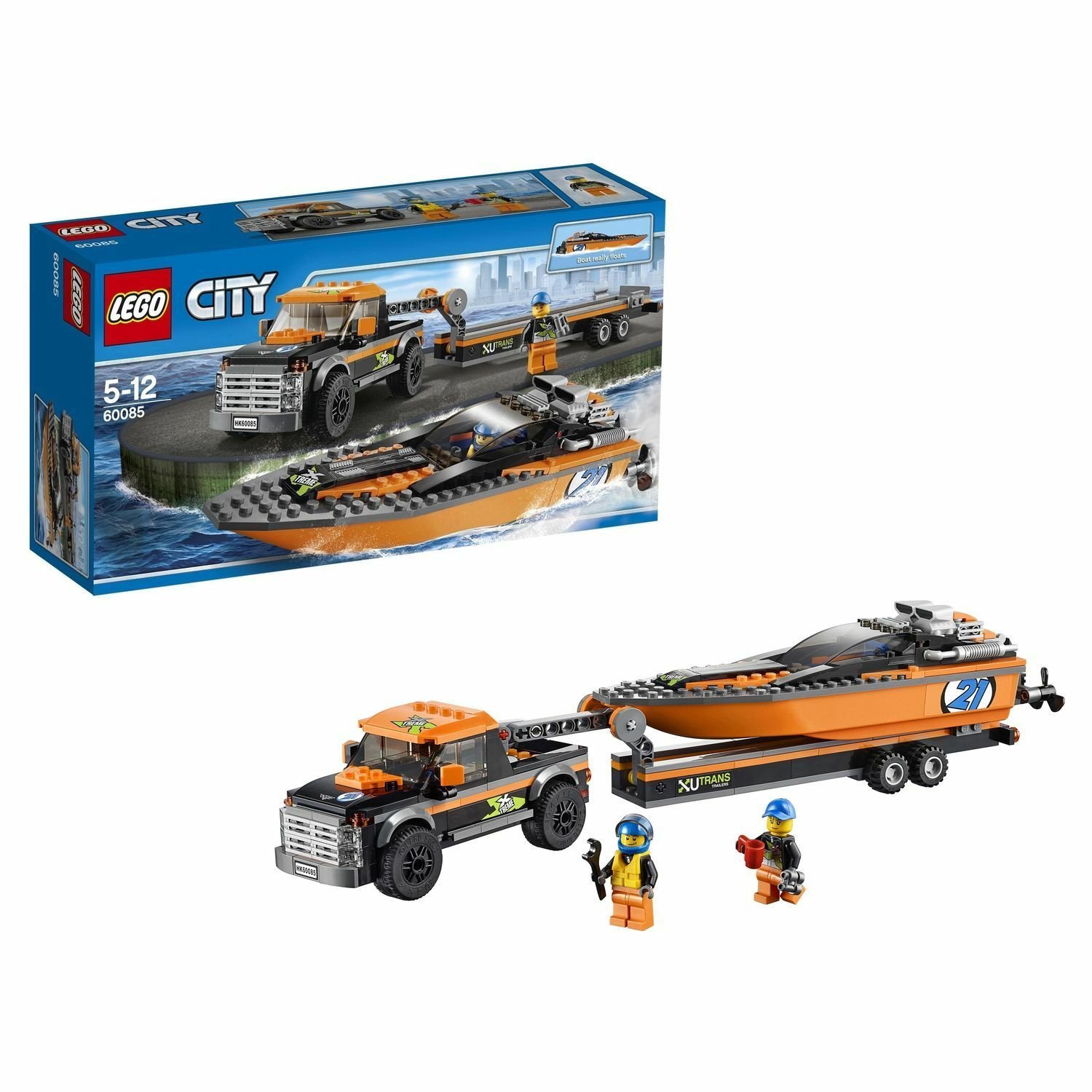 60085 Lego City 4x4 Bateau