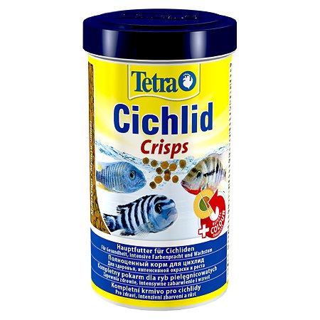 Корм для рыб Tetra Cichlid Crisps цихлид в чипсах 500мл - фото 1