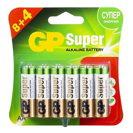 Батарейки AA(LR6) GP 15A8/4-2CR12 - фото 6
