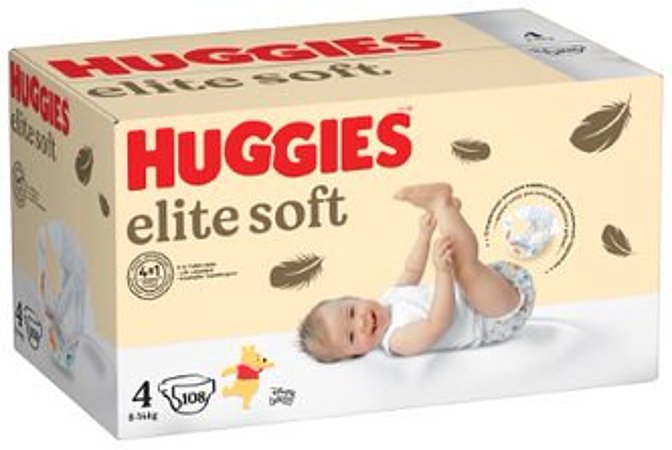 Подгузники Huggies Elite Soft 4 8-14кг 108шт - фото 2