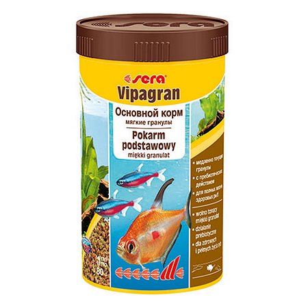 Корм для рыб Sera Vipagran основной гранулы 80г