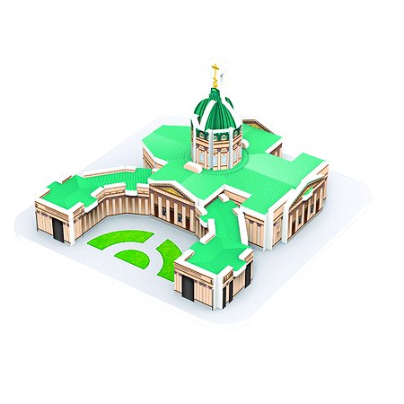 Набор пазлов IQ 3D PUZZLE Две столицы Санкт-Петербург - фото 4