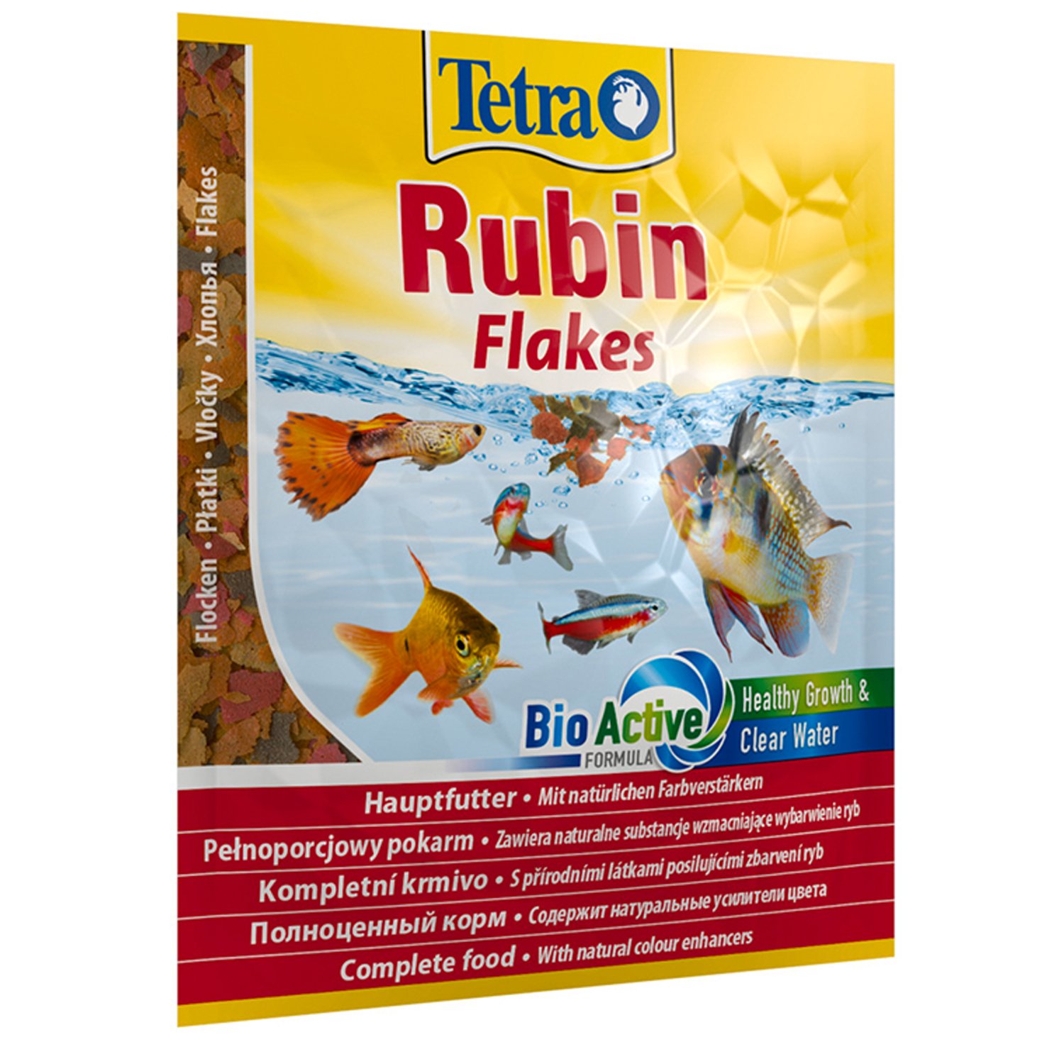 Корм для рыб Tetra Rubin всех видов для улучшения окраса хлопья 12г - фото ...