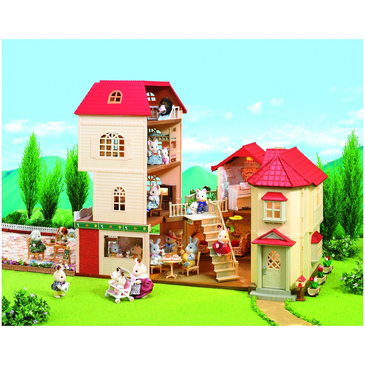 Набор Sylvanian Families "Большой дом со светом" (2752) - фото 13