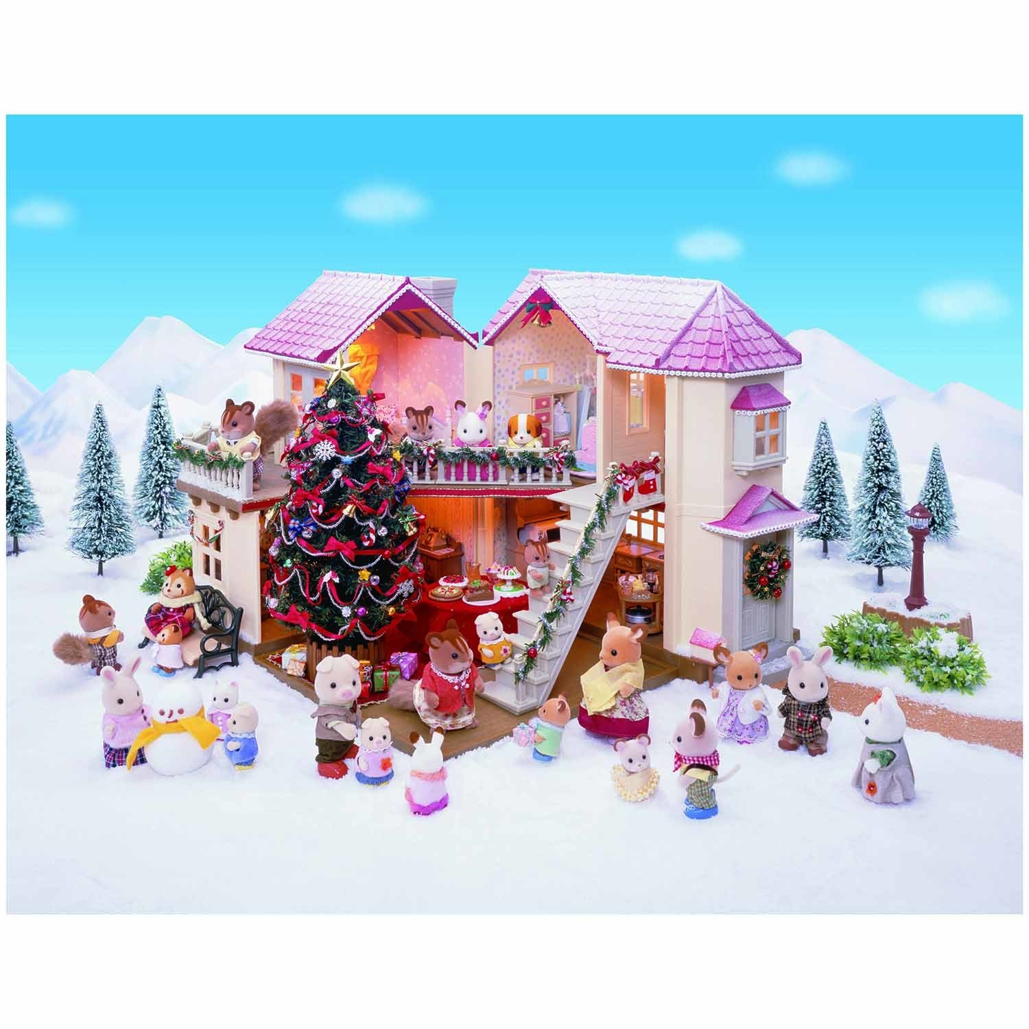 Набор Sylvanian Families "Большой дом со светом" (2752) - фото 17