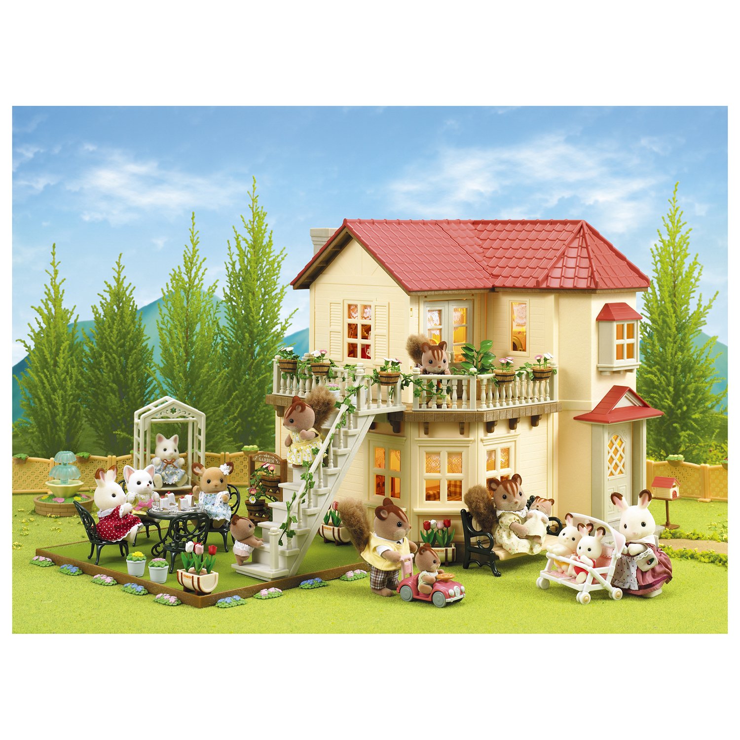 Набор Sylvanian Families "Большой дом со светом" (2752) - фото 10