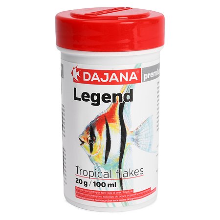 Корм для рыб DAJANA Legend Tropical Хлопья 100мл DP016A1