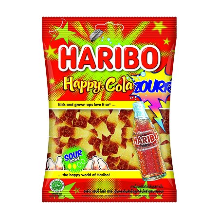 Мармелад жевательный HARIBO Happy cola zourr Веселая Кола с кислинкой 80г