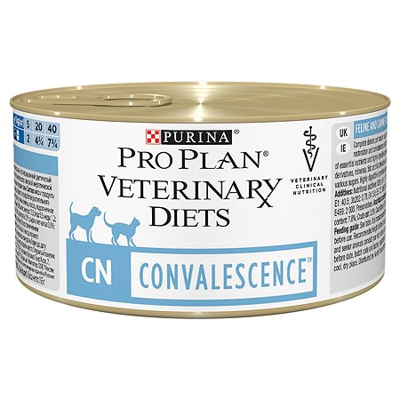 Корм для кошек и собак Purina Pro Plan Veterinary diets СN при выздоровлении консервированный 195г