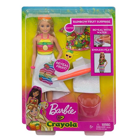 Кукла Barbie Крайола Радужный фруктовый сюрприз 1 GBK18 - фото 2